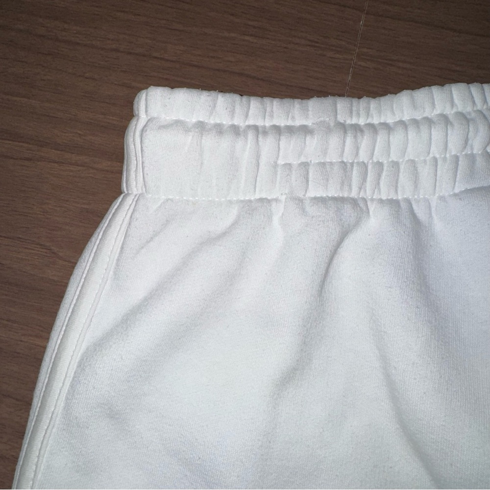 MTV Medium White Casual Pull On Drawstring Shorts‎ American Flag Y2K Retro Style - Picture 9 of 10